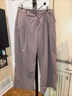 Fabletics Wide-Leg Women's Trouser Pants in Dusty Mauve